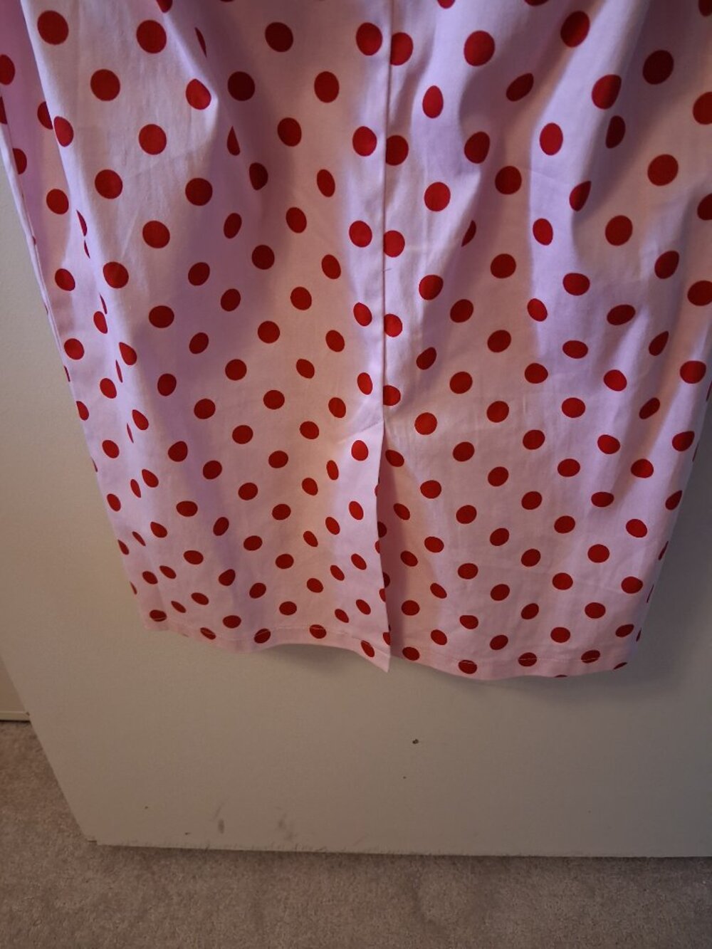 RARE! Pinup Retro Polka Dot Pencil Dress, L, UK 14, NWT, - Picture 10 of 10